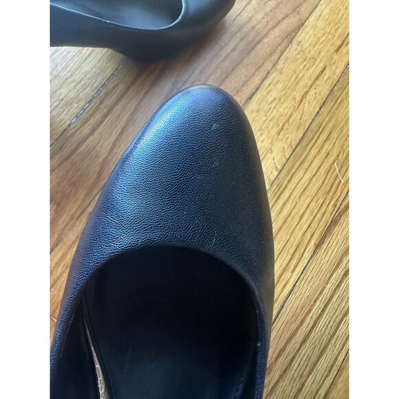 Lauren Ralph Lauren Harper Black Leather Pumps – Classic Heels 8.5B - Picture 5 of 9